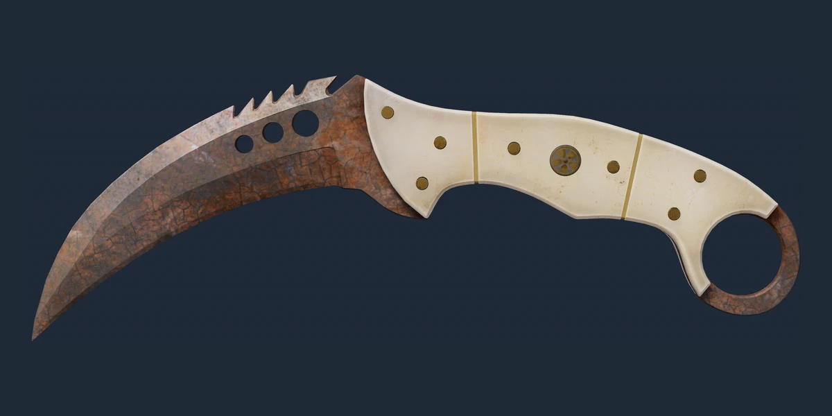 ★ StatTrak™ Talon Knife | Rust Coat (Well-Worn) preview