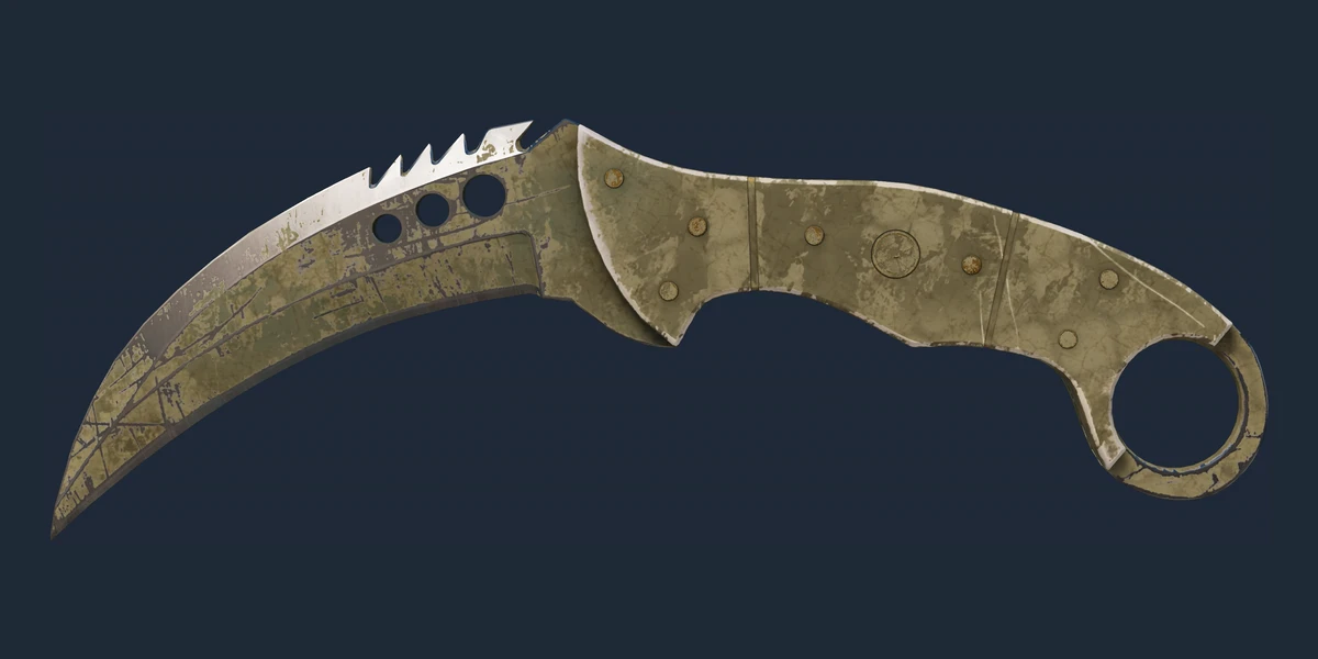 ★ Talon Knife | Safari Mesh (Battle-Scarred) preview