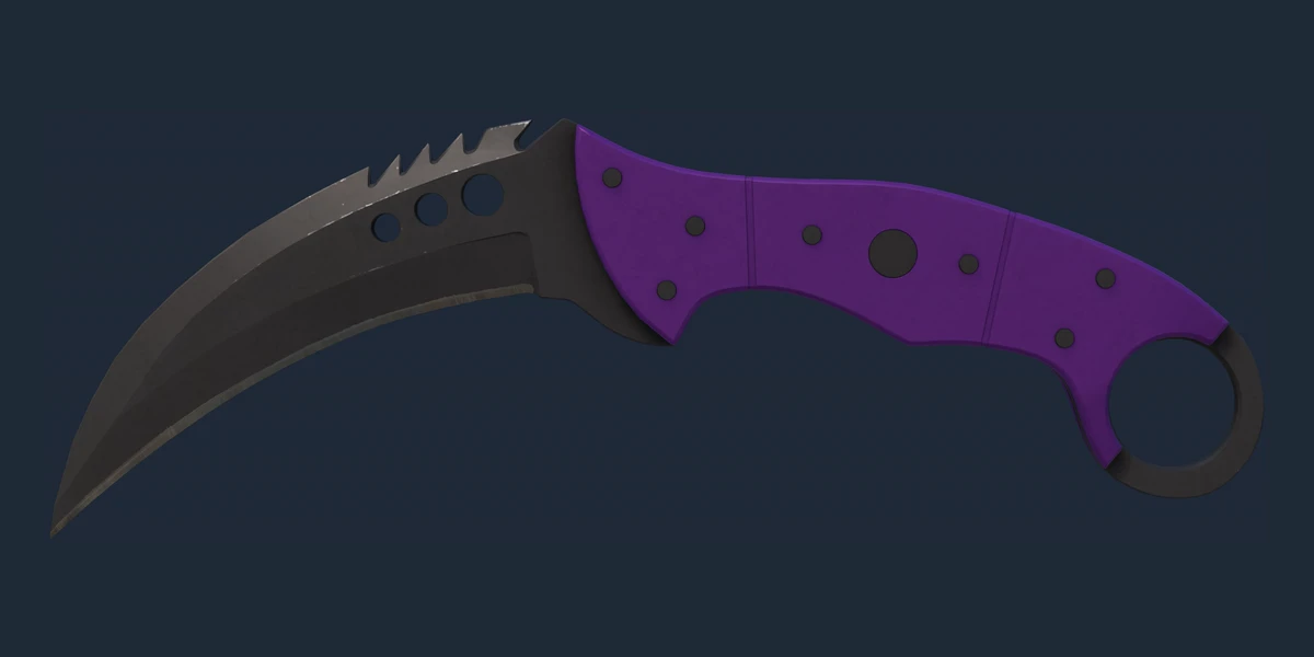 ★ StatTrak™ Talon Knife | Ultraviolet (Factory New) preview