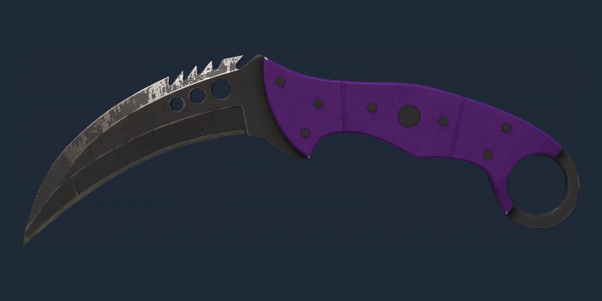 ★ StatTrak™ Talon Knife | Ultraviolet (Field-Tested) preview