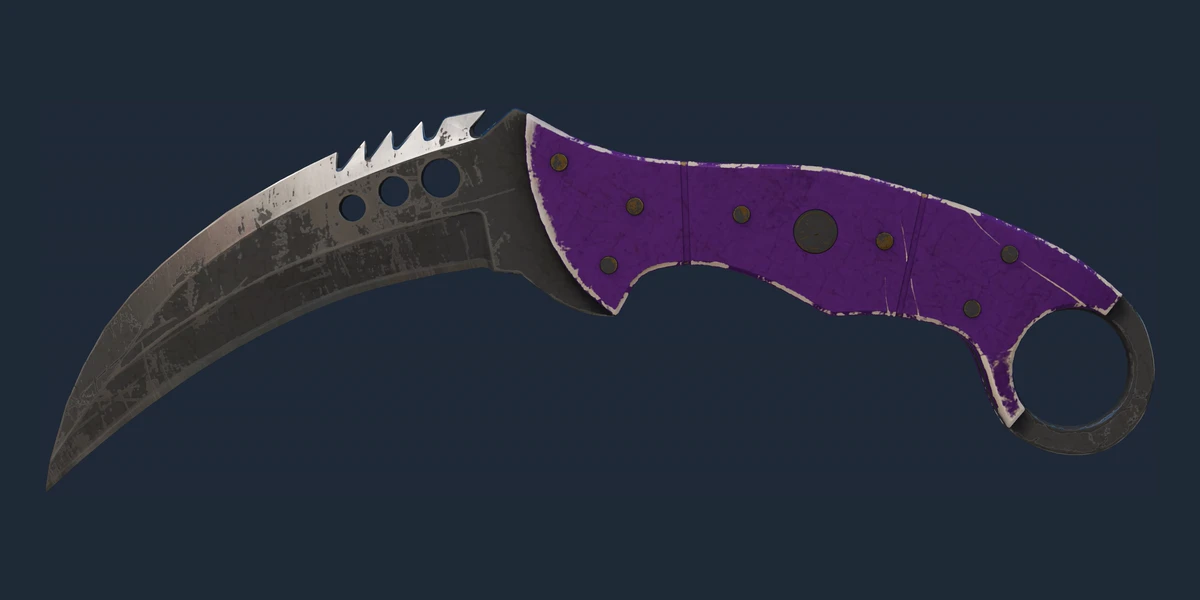 ★ Talon Knife | Ultraviolet (Battle-Scarred) preview