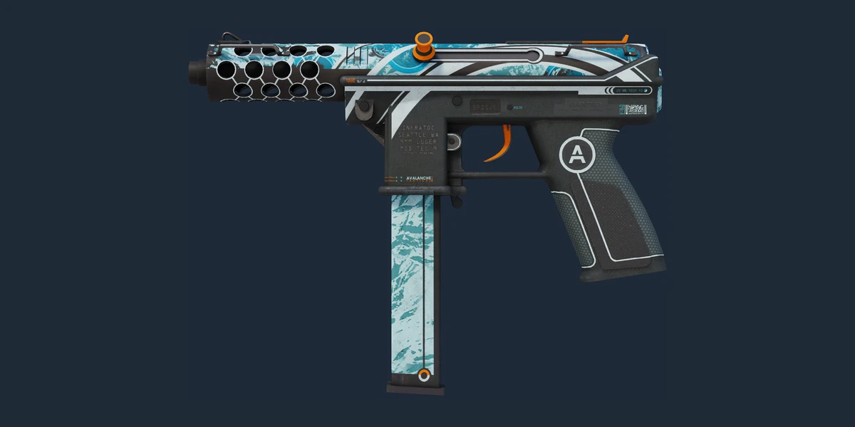 StatTrak™ Tec-9 | Avalanche (Well-Worn) preview