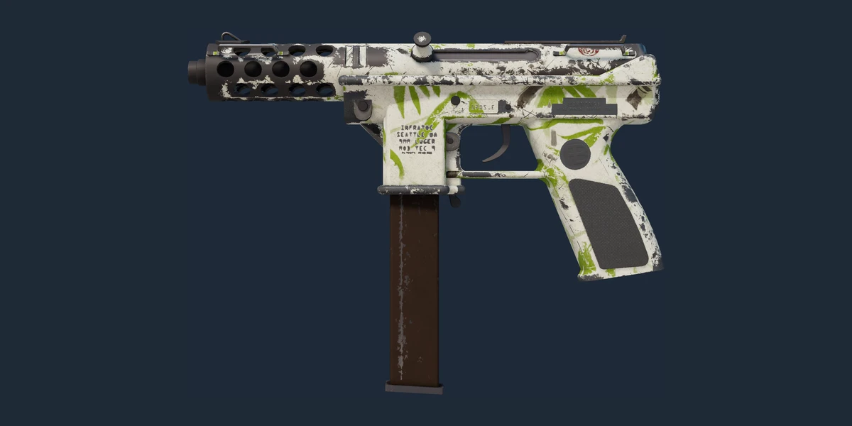Podgląd: Tec-9 | Bambusowy las (po ciężkich walkach)