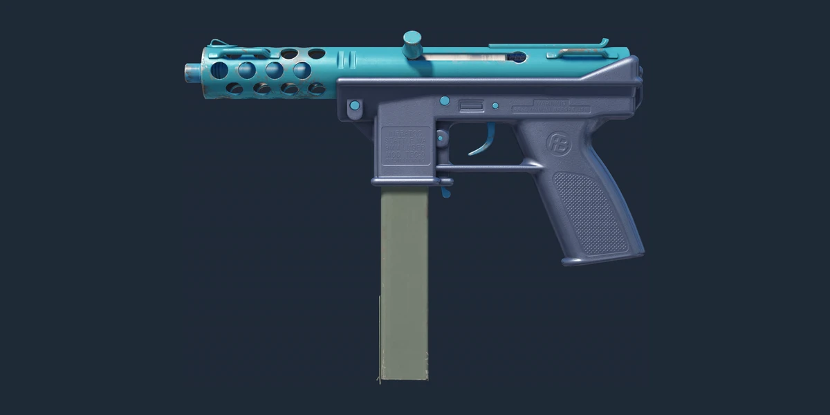 Forhåndsvisning av Tec-9 | Blue Blast (Lite slitasje)