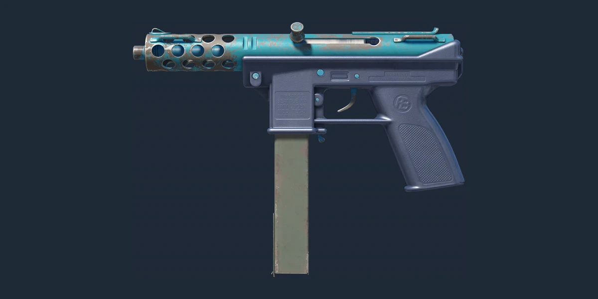 Tec-9 | Blue Blast (Well-Worn) preview