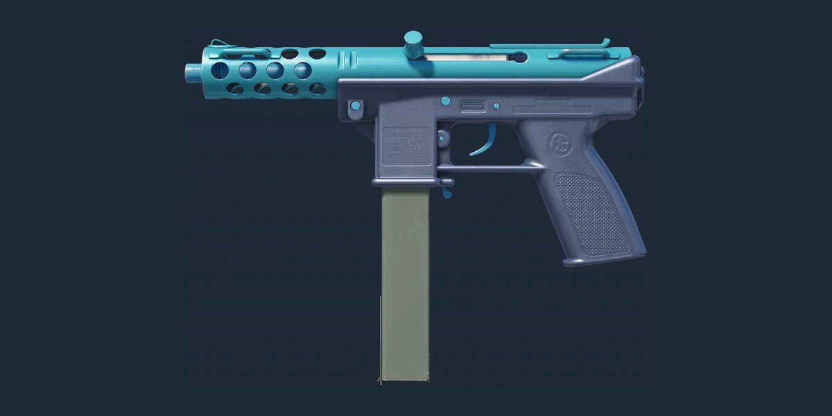 Forhåndsvisning av Tec-9 | Blue Blast (Fabrikkny)