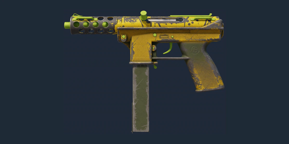 Souvenir Tec-9 | Citric Acid (Well-Worn) preview