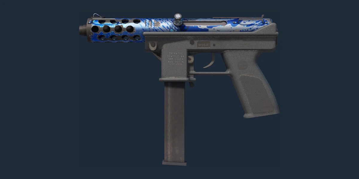 Podgląd: Tec-9 (StatTrak™) | Czapa lodowa (po testach bojowych)