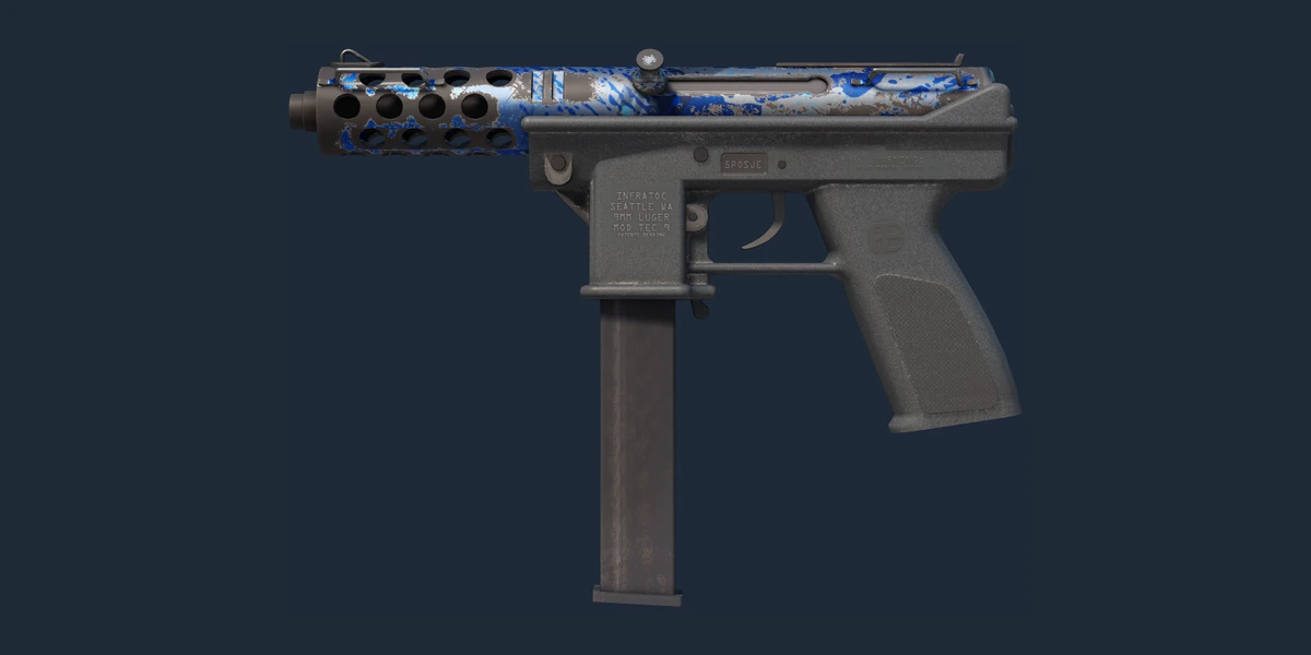 Souvenir Tec-9 | Ice Cap (Battle-Scarred) preview