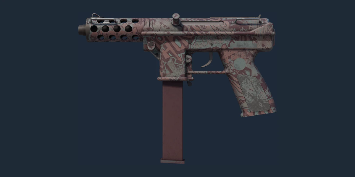 Náhled: Tec-9 | Phoenix Chalk (Lehce opotřebený)