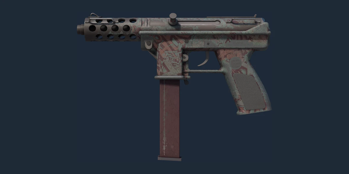 Náhled: Tec-9 | Phoenix Chalk (Poničený bojem)