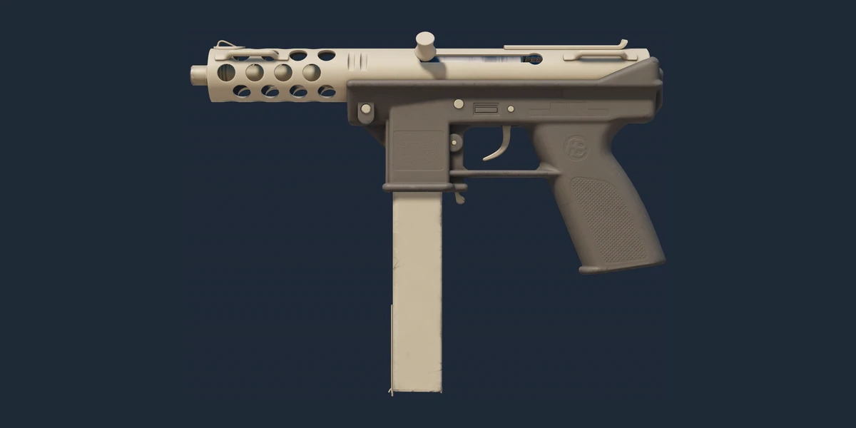 Souvenir Tec-9 | Raw Ceramic (Minimal Wear) preview