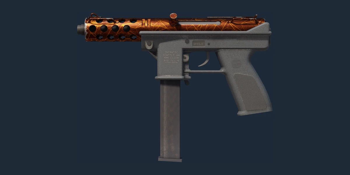 Náhled: Tec-9 (Suvenýr) | Red Quartz (Zbrusu nový)