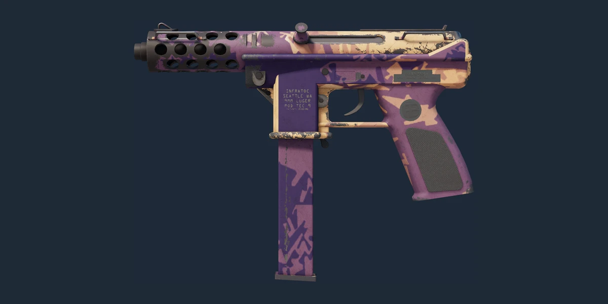 Voorbeeld van Tec-9 | Sandstorm (Versleten)