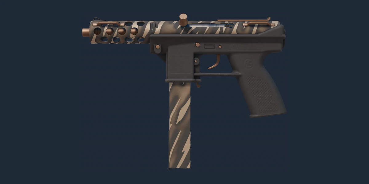 Προεπισκόπηση του Tec-9 | Tiger Stencil (Με ελάχιστες φθορές)