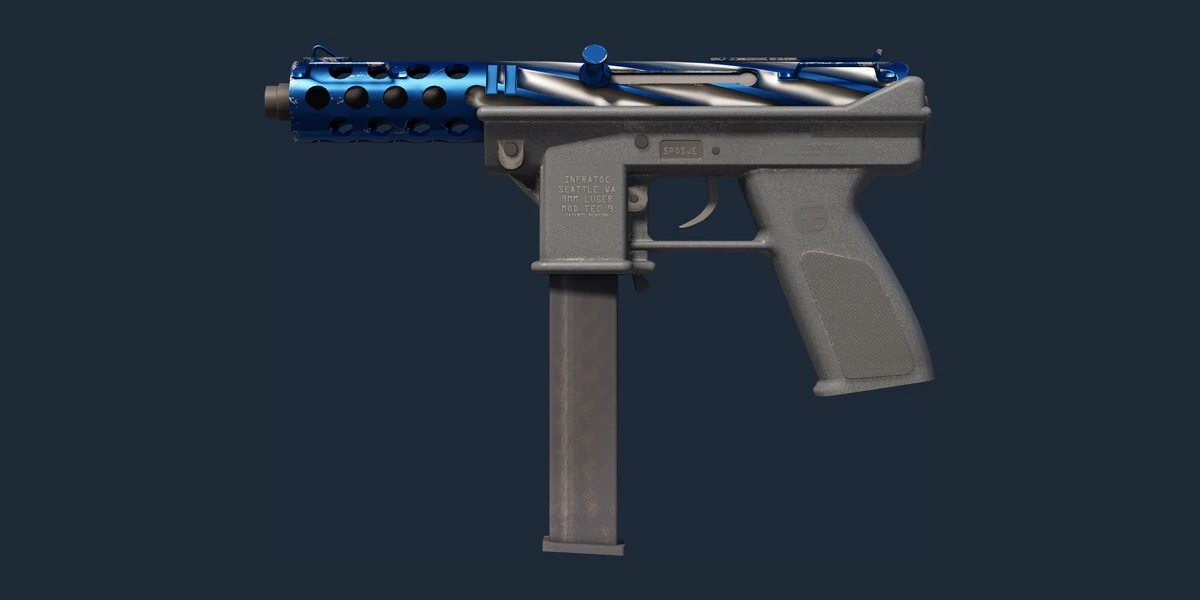 Náhled: Tec-9 (StatTrak™) | Titanium Bit (Zbrusu nový)