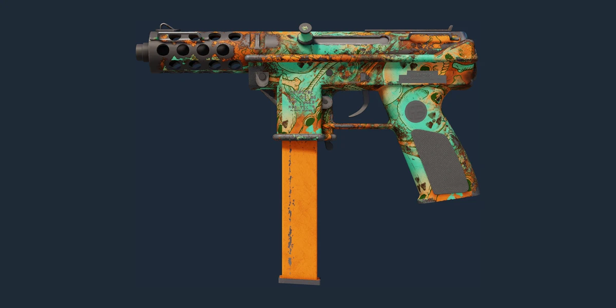 Náhled: Tec-9 (Suvenýr) | Toxic (Silně opotřebený)
