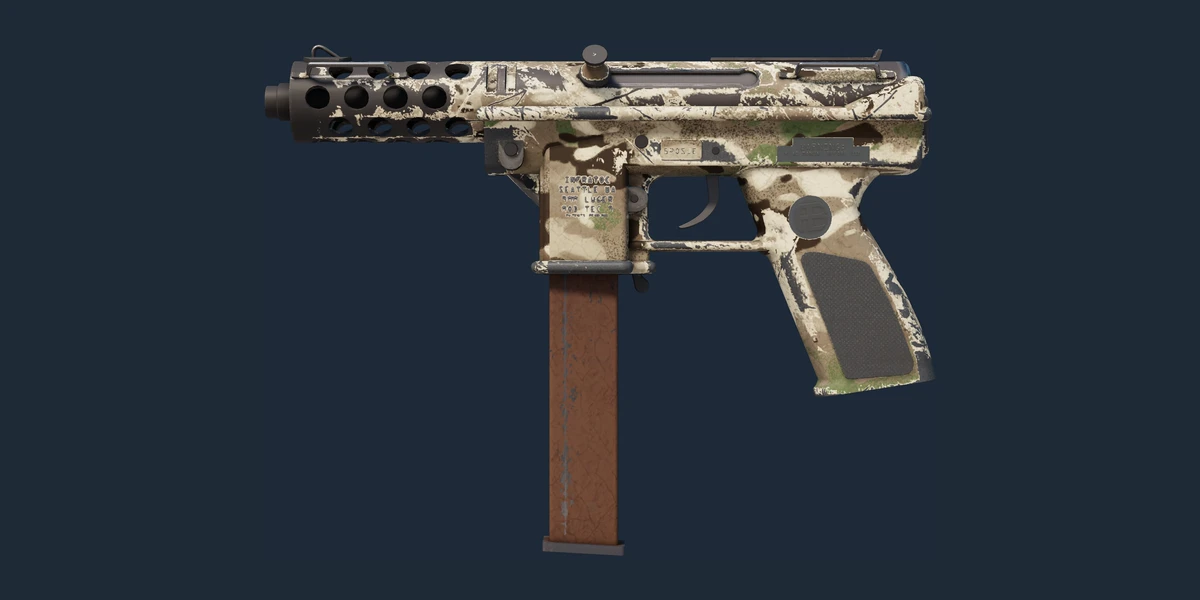 Podgląd: Tec-9 | VariCamo (po ciężkich walkach)