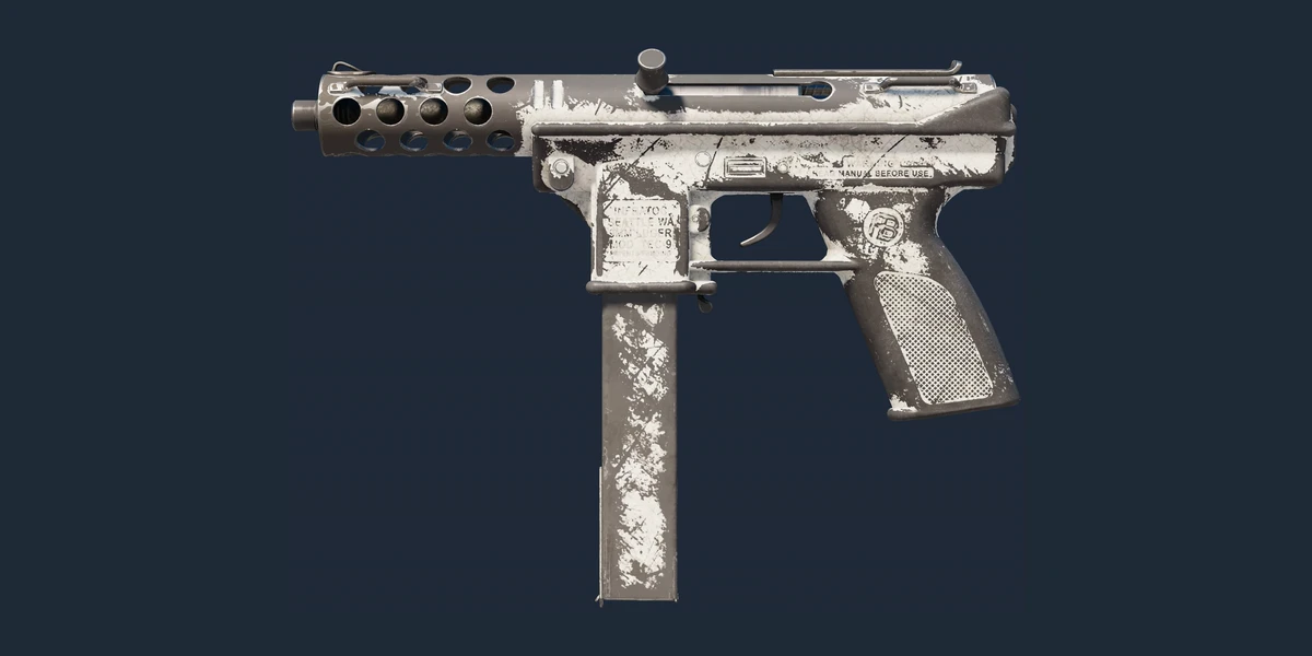 Aperçu de Tec-9 | Blanco (Marquée par les combats)