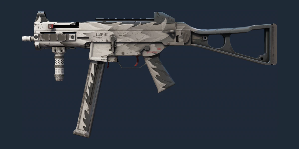 ตัวอย่าง UMP-45 | Arctic Wolf (มีรอยถลอกอย่างมาก)