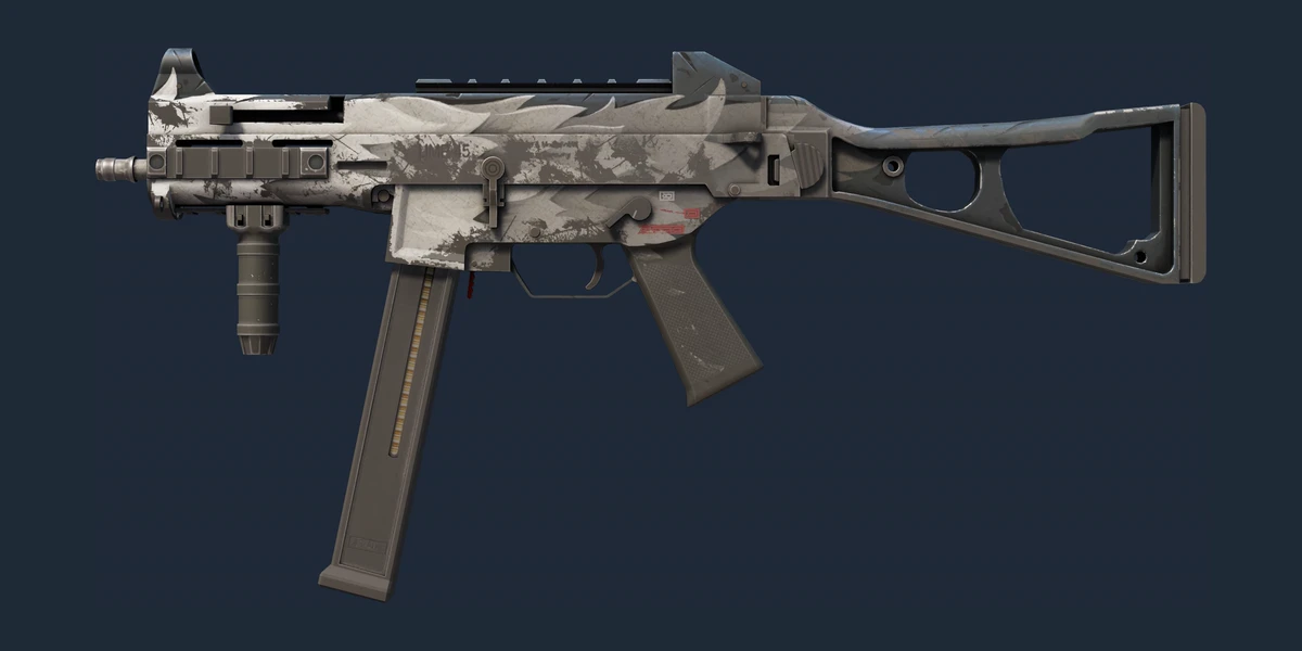 UMP-45 | Arctic Wolf (Battle-Scarred) preview