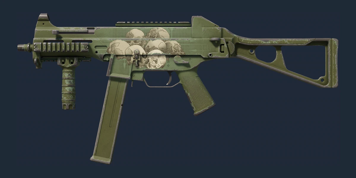 UMP-45 | Kemik Yığını (Görevde Kullanılmış) önizlemesi