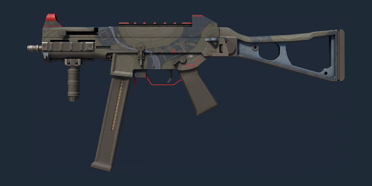 StatTrak™ UMP-45 | Briefing (Battle-Scarred) preview