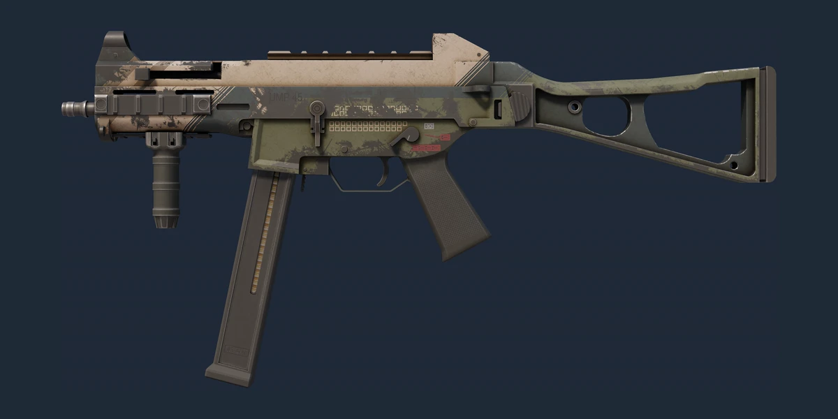StatTrak™ UMP-45 | Corporal (Well-Worn) preview