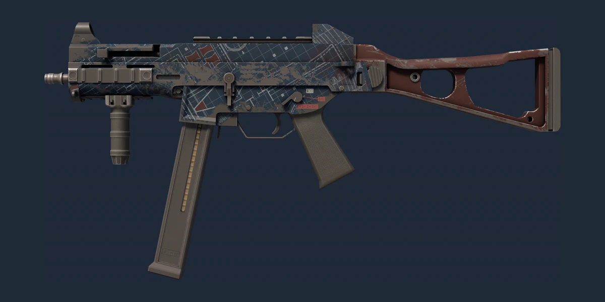UMP-45 | Facility Dark (Well-Worn) preview