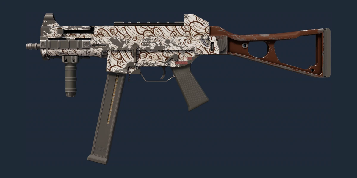 Souvenir UMP-45 | Gunsmoke (Well-Worn) preview