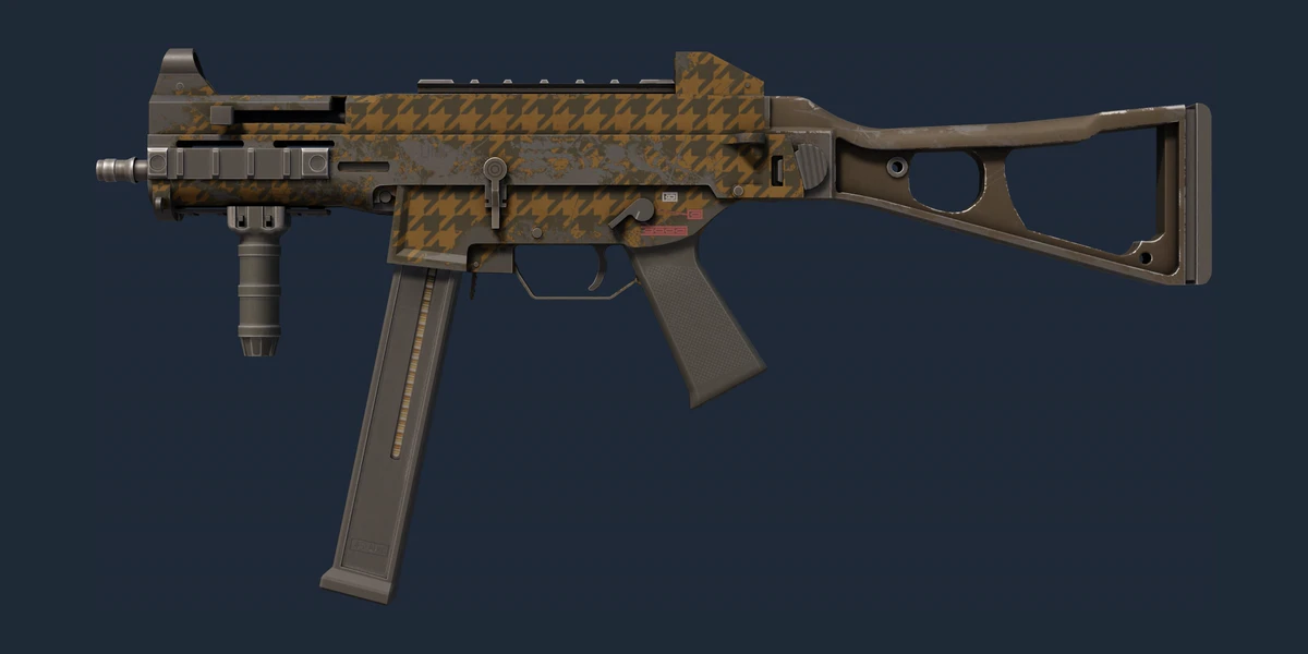 UMP-45 | Houndstooth (Well-Worn) preview