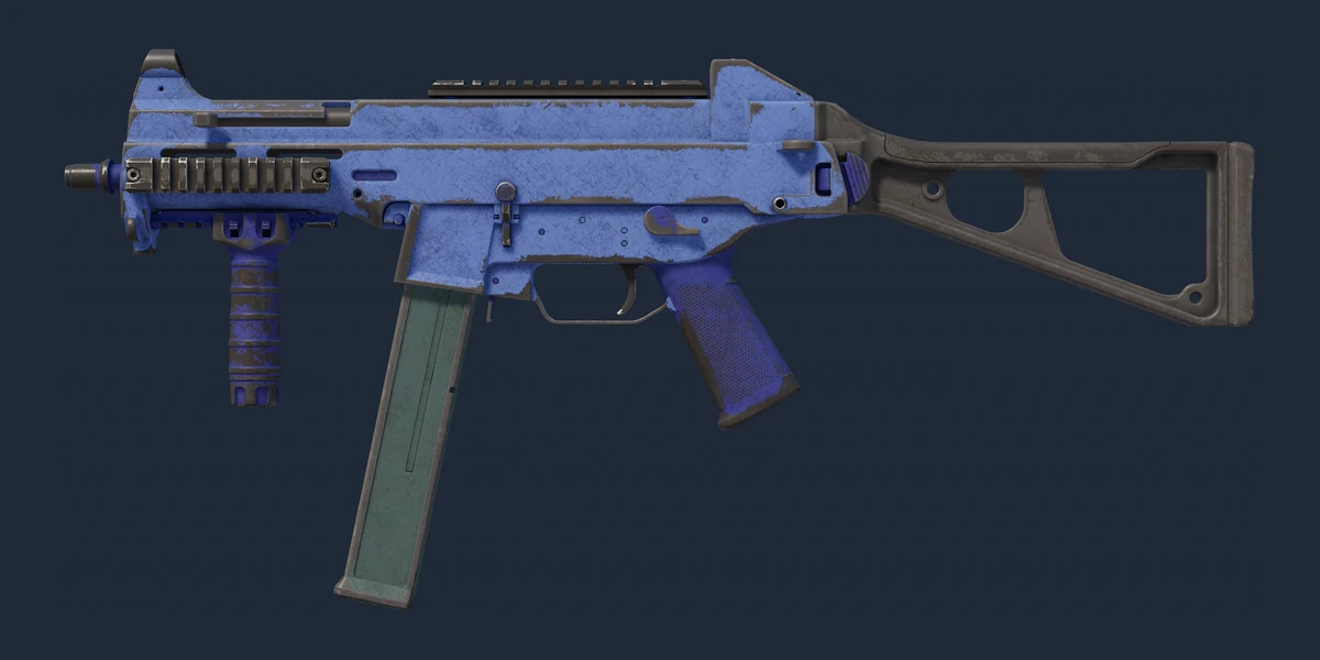 UMP-45（纪念品） | 紫青之色 (战痕累累) 预览