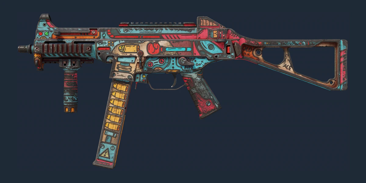 UMP-45 | K.O. Factory (Battle-Scarred) preview