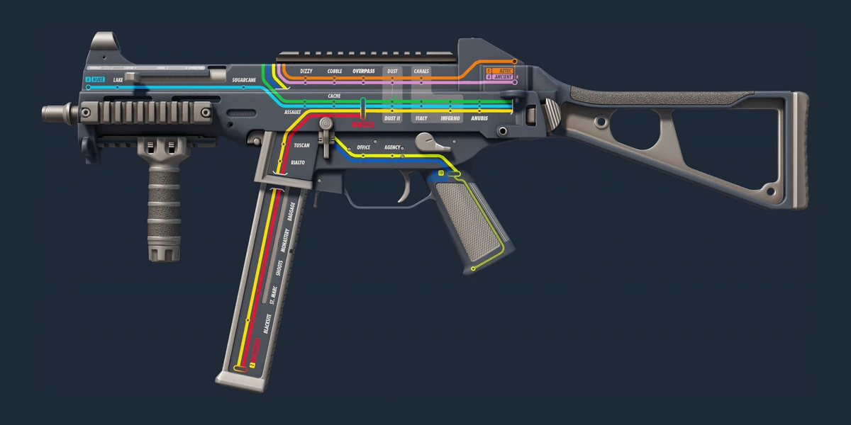 UMP-45 | 심야 교통 (막 출고된) 미리보기