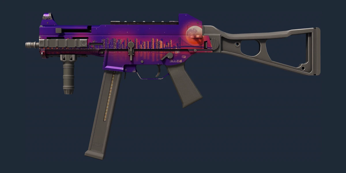 Náhled: UMP-45 | Moonrise (Lehce opotřebený)