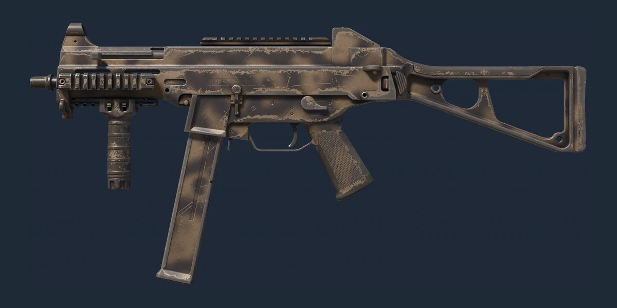 Podgląd: UMP-45 | Popiół (mocne zużycie)
