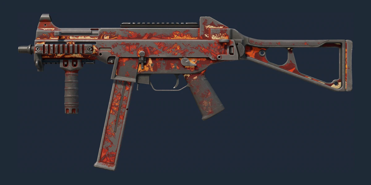 Podgląd: UMP-45 | Ciepłokrwisty (po ciężkich walkach)