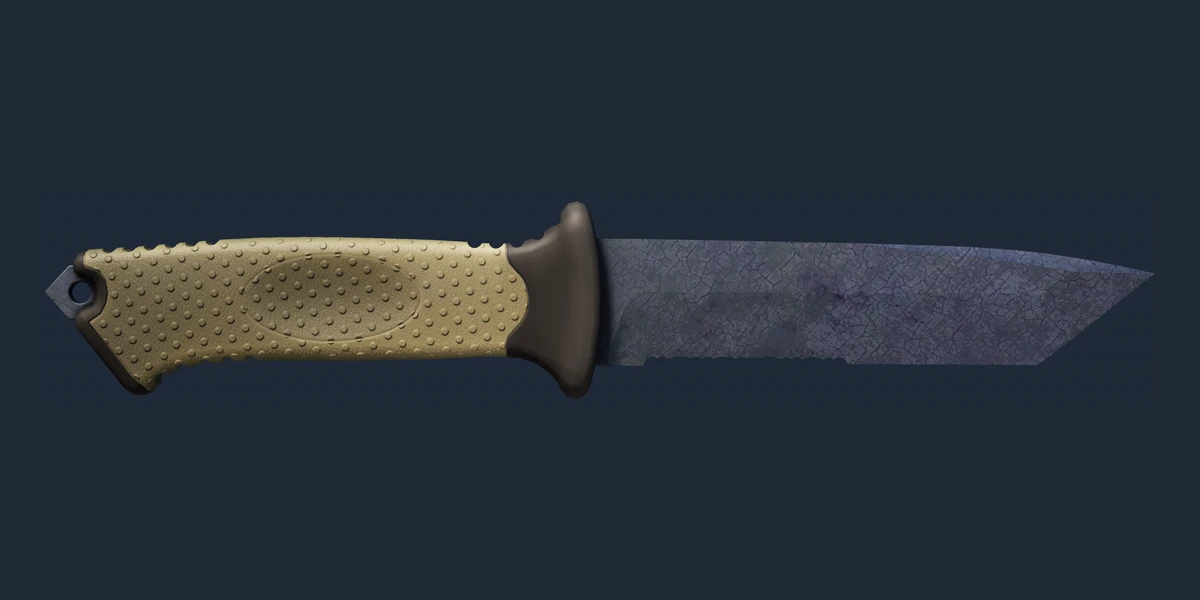 ★ Ursus Knife | Blue Steel (Battle-Scarred) preview