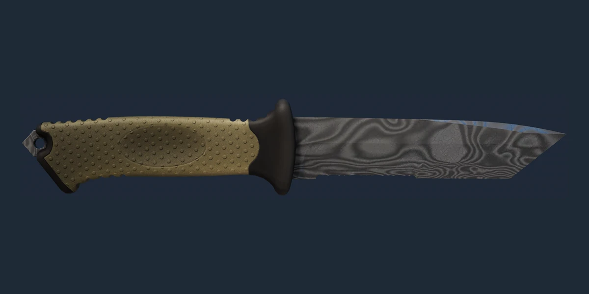 ★ StatTrak™ Ursus Knife | Damascus Steel (Well-Worn) preview