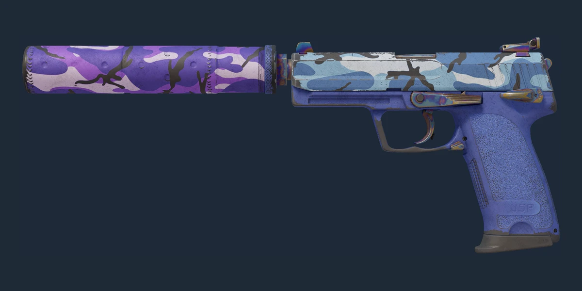 USP-S | Alpine Camo (Well-Worn) preview