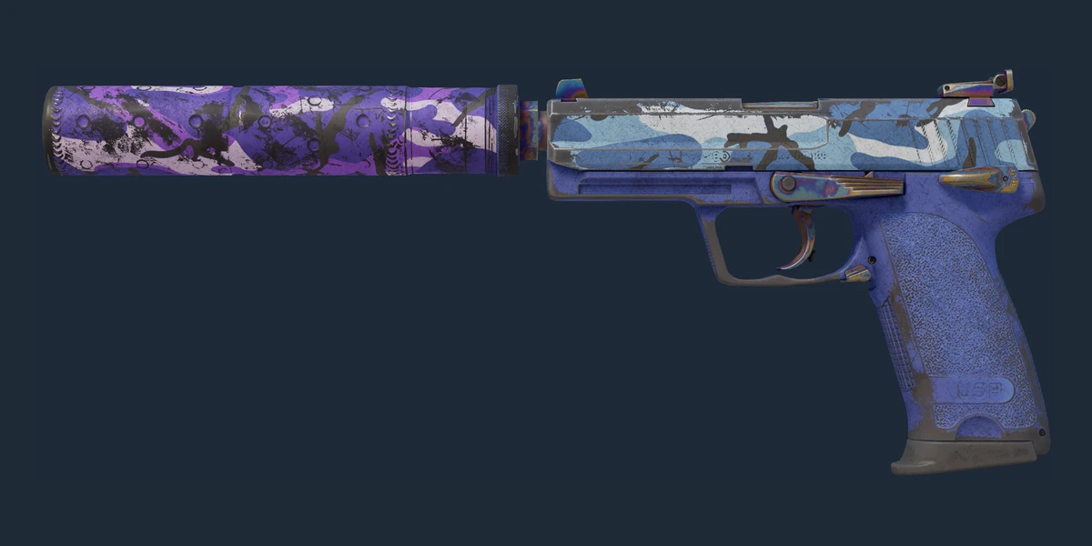 Souvenir USP-S | Alpine Camo (Battle-Scarred) preview