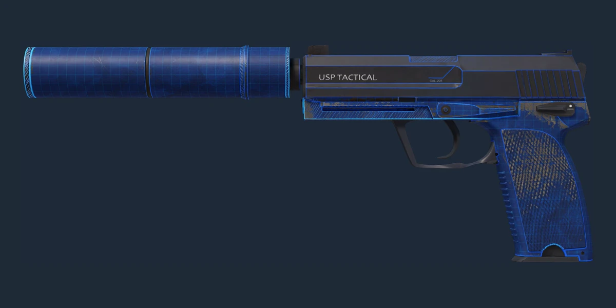 Náhled: USP-S | Blueprint (Silně opotřebený)