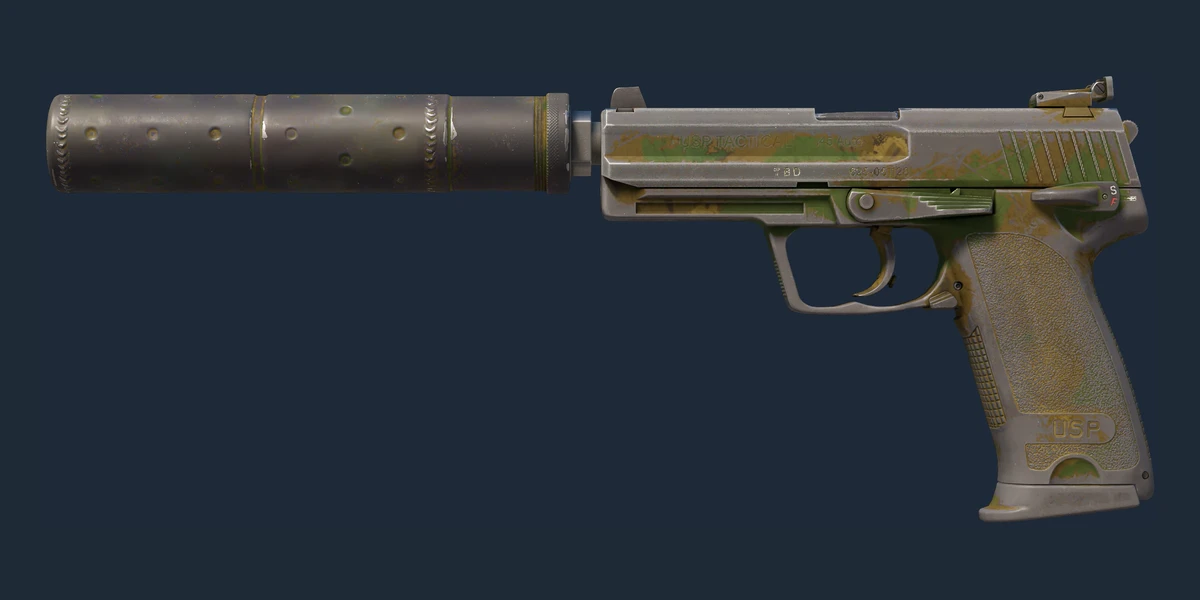 Förhandsvisning av USP-S | Forest Leaves (Stridsärrad)