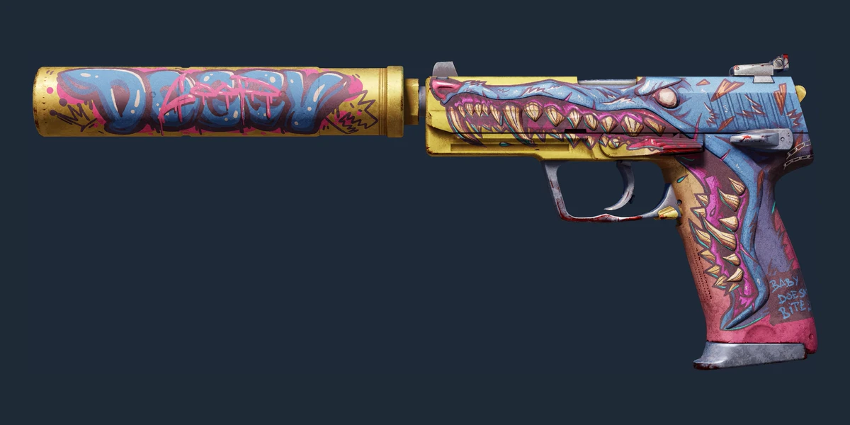 Náhled: USP-S (StatTrak™) | Jawbreaker (Poničený bojem)