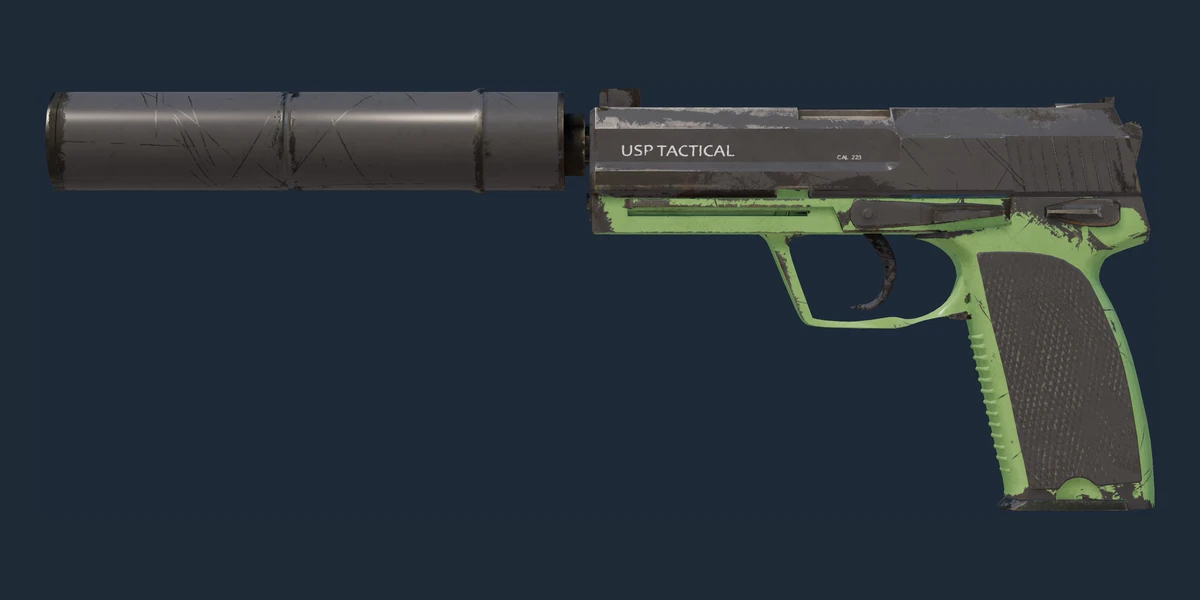 ตัวอย่าง USP-S | Para Green (ผ่านการทดสอบภาคสนาม)