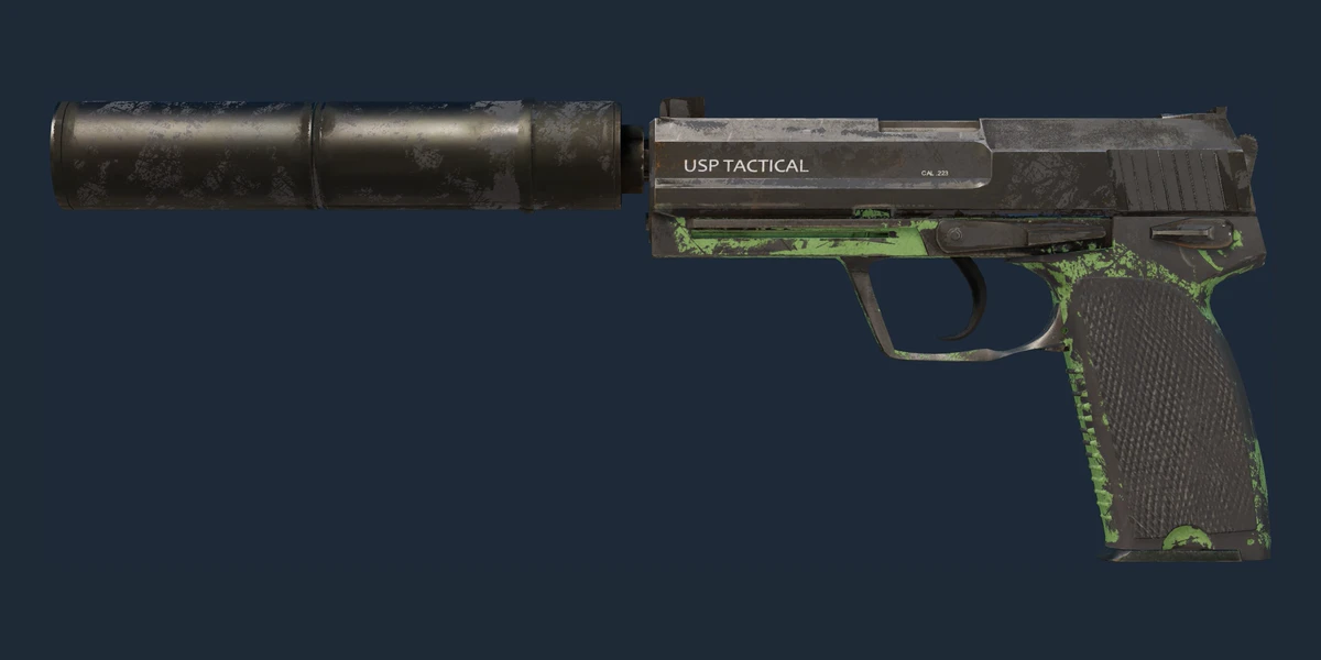USP-S | Para Green (Battle-Scarred) preview
