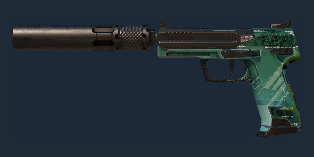 Souvenir USP-S | PC-GRN (Well-Worn) preview