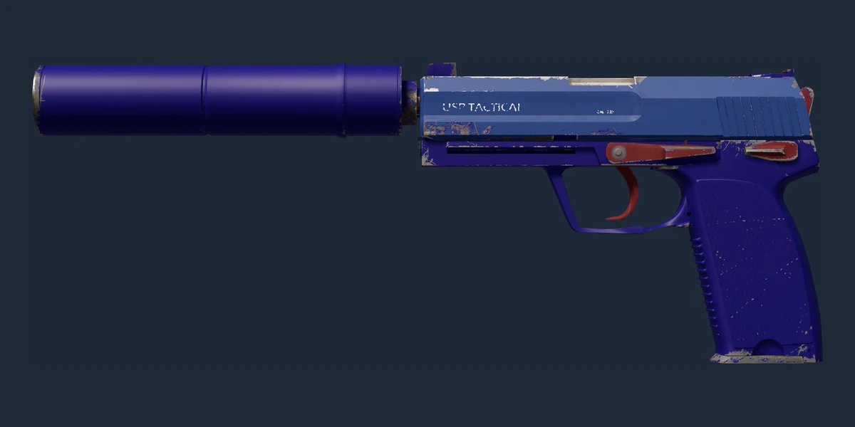 Náhled: USP-S | Royal Blue (Lehce opotřebený)