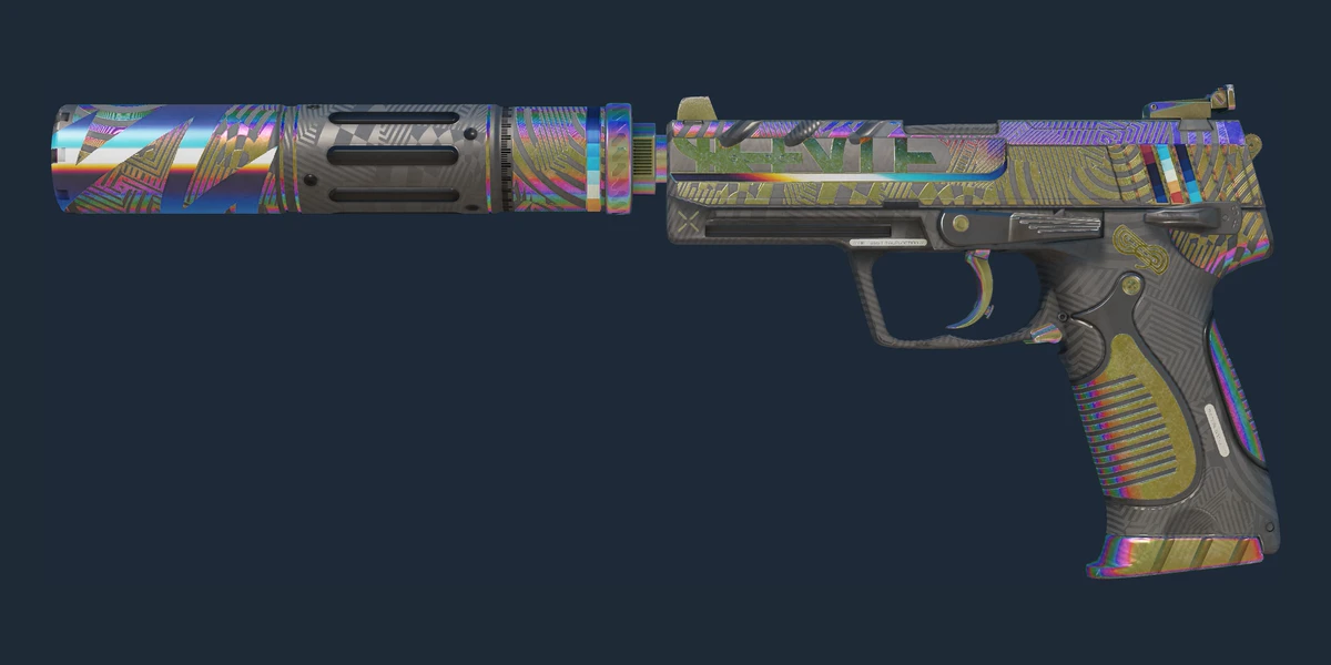 Náhled: USP-S | Spiral Glitch (Opotřebený)