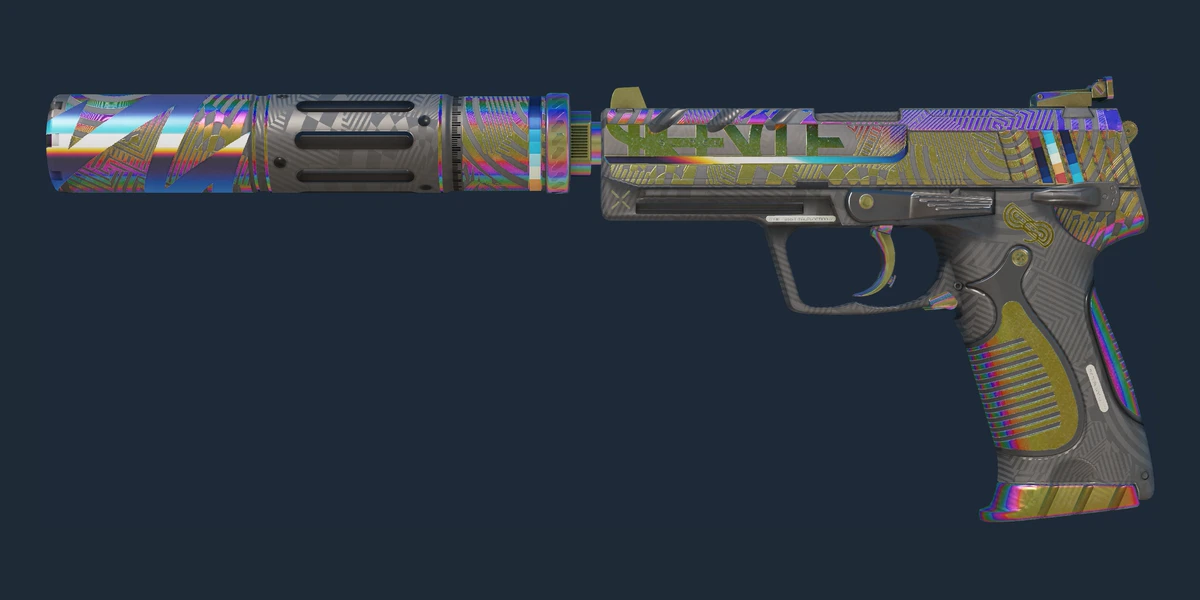 ตัวอย่าง USP-S | Spiral Glitch (ใหม่จากโรงงาน)